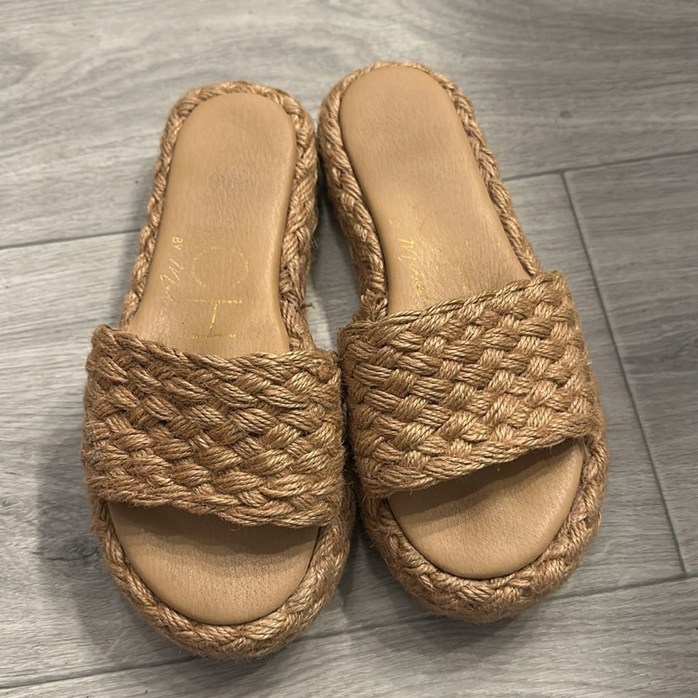 BEACH by Matisse Caspia Women's Platform Sandals in Nude Size 7.5 - Picture 8 of 11